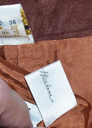 Женские кожаные (замшевые) шорты премиум бренда peter hahn (38)5 фото