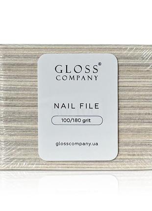 Набор одноразовых пилочек gloss, 50 шт (100/180 грит)