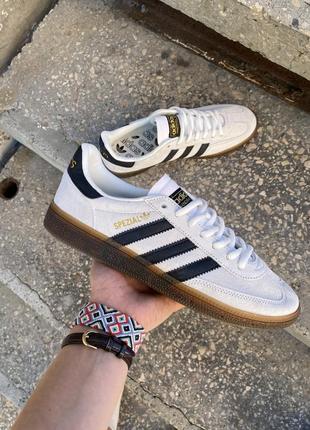 Adidas spezial grey/black кроссовки7 фото