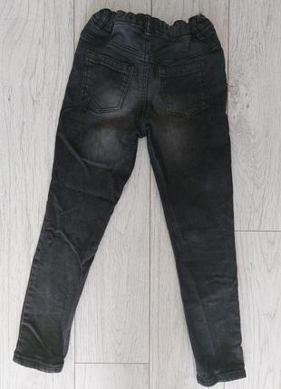 Черные джинсы sinsay на девочку 128 см2 фото