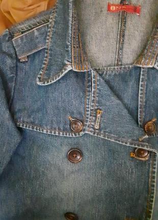 Джинсовый плащ,джинсовый кардиган2 фото
