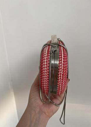 Abbaccino mallorca коктейльна сумочка клатч плетена корал