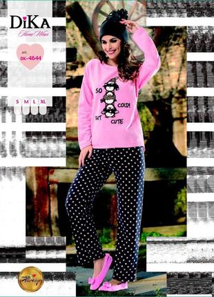 Пижама женская велсофт 4644 dika