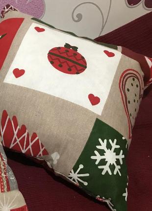 Подушка новорічна декор1 фото