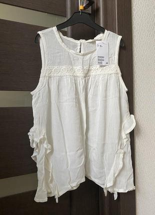 Блузка біла дитяча 10-11 років