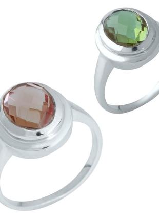 Серебряное кольцо komilfo с султанит султанитом 2.19ct, вес изделия 3,71 гр (1960257) 18.5 размер