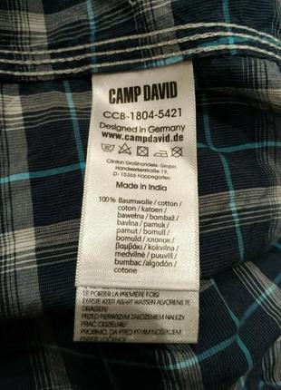 Camp david мужская рубашка размер m в клетку9 фото