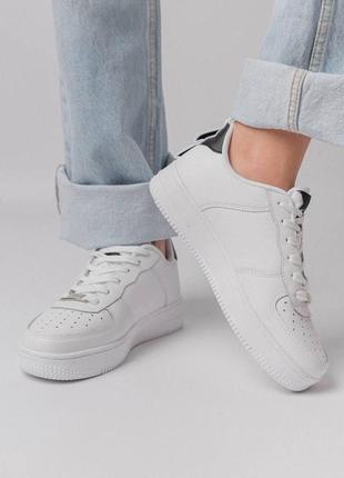 Кроссовки nike air force utility кожаные, осенние кроссовки найк аир форс черно-белые, найк эир форс7 фото