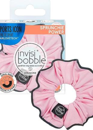 Резинка для волос розовая invisibobble sprunchie power sports icon pink mantra1 фото