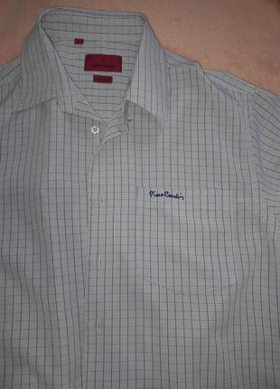 Оригинальная мужская рубашка премиум качества pierre cardin2 фото