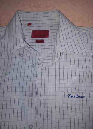 Оригинальная мужская рубашка премиум качества pierre cardin1 фото