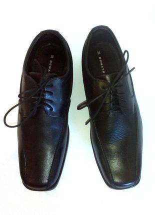 🌟 кожаные школьные туфли для мальчика от бренда senator, р.36 код w36024 фото