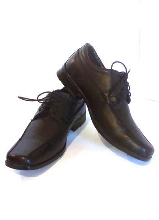 🌟 кожаные школьные туфли для мальчика от бренда senator, р.36 код w36023 фото
