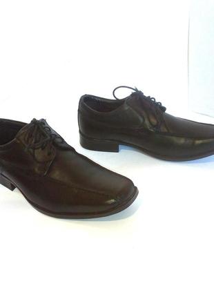 🌟 кожаные школьные туфли для мальчика от бренда senator, р.36 код w36022 фото