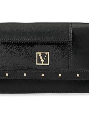Черный клатч кошелек сумочка victoria’s secret6 фото