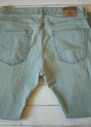 Зауженные мужские оригинальные джинсы hollister8 фото
