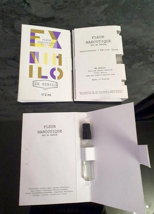 Ex nihilo fleur narcotique💥original миниатюра пробник mini spray 2 мл книжка цена за 1мл8 фото