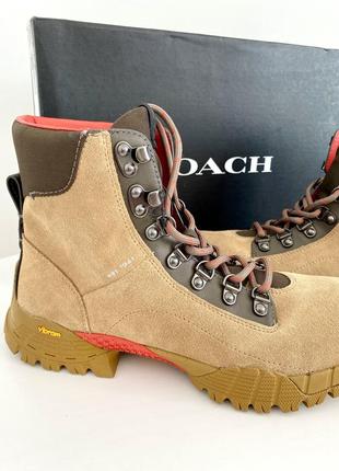 Coach hybrid city hiker boot женские брендовые кожаные ботинки боты коач оригинал кожа коуч на подарок жене подарок девушке3 фото