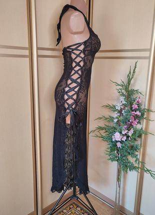 Sexi эксклюзивное соблазнительное длинное платье пеньюар3 фото