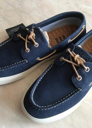 Sperry top-sider bahama plushwave boat shoe - navy