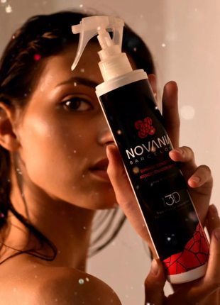 Двухфазный профессиональный 3d спрей-кондиционер novania для окрашенных волос