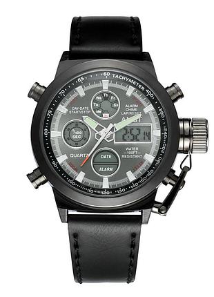 Електронні чоловічі годинники з підсвічуванням amst 3003. армійські водонепроникні годинни...