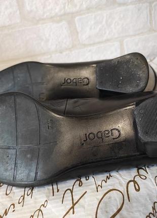 Кожаные туфли от бренда gabor8 фото