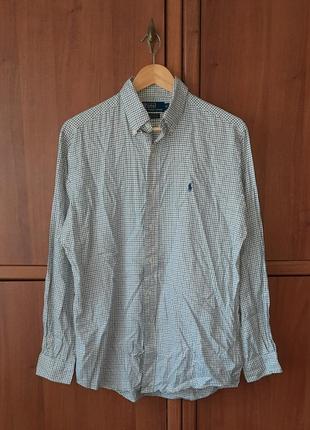 Винтажная мужская рубашка polo by ralph lauren