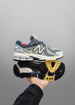 Мужские кроссовки new balance 860v2 rain cloud magnet