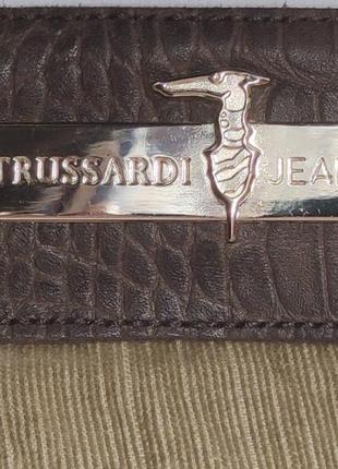 Вельветовые джинсы trussardi италия /1234/2 фото