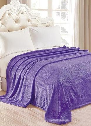 Плед-покривало 160х220 велсофт (мікрофібра) vl060