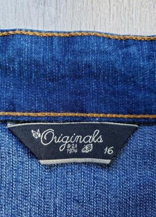 Юбка джинсовая на пуговицах 14-16 р-ру.2 фото