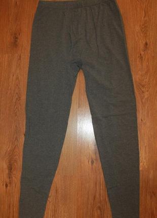Чоловічі сірі легінси термо підштанники кальсони l