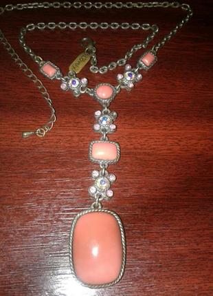 Колье (имитация коралла)