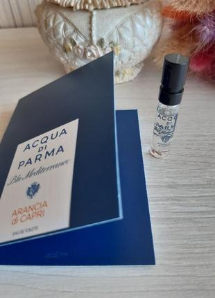 Acqua di parma blu mediterraneo arancia di capri - туалетна вода (пробник)