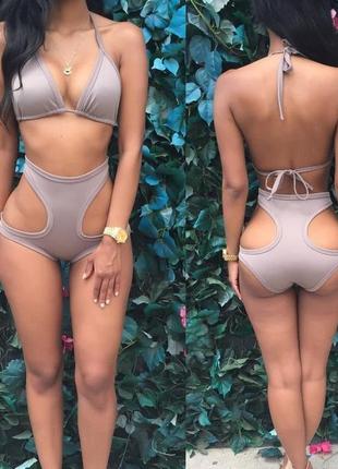 Дизайнерский купальник natalya toporova grey xl