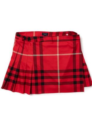 Burberry golf red novastar skirt женская юбка