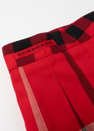 Burberry golf red novastar skirt женская юбка9 фото