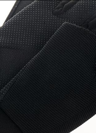Тактические перчатки mechanix wear короткопальцевые утеплённые с защитой на косточки  чёрные  one size7 фото