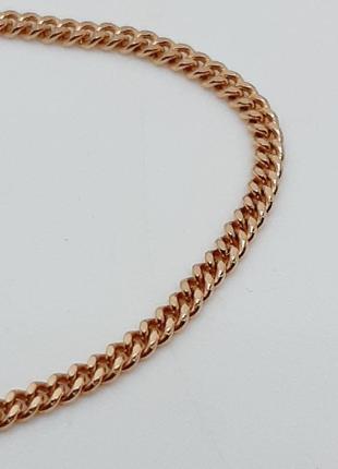 Цепочка золото 585° 3,29г. 45 размер панцирное плетение (3126072)1 фото