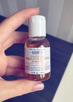 Безспиртовий тонік для обличчя kiehls calendula herbal extract alcohol-free toner
