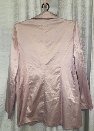 Пиджак піджак жакет рожевий розовый бренд2 фото