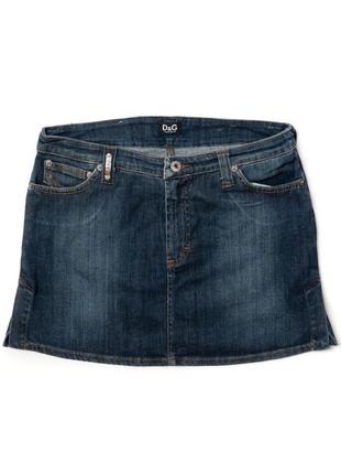 Dolce &amp; gabbana vintage denim skirt женская юбка