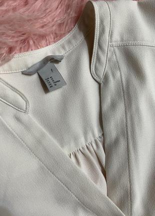 Рубашка блуза на кнопках от бренда h&amp;m🏷2 фото