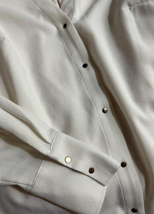 Рубашка блуза на кнопках от бренда h&amp;m🏷5 фото