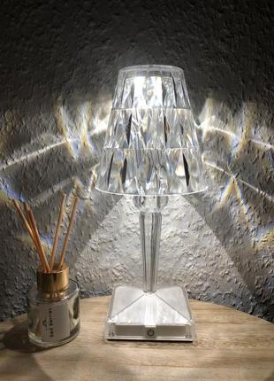 Декоративный led светильник ночник, светодиодная кристальная лампа, crystal light