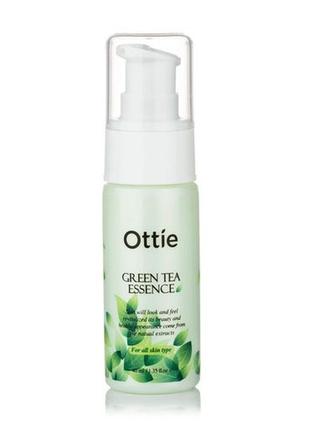Есенція для обличчя ottie green tea essence з екстрактом зеленого чаю, 40 мл
