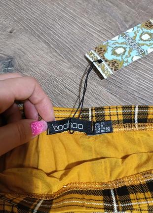 Комплект блуза -топ и юбка в желтых цветах9 фото