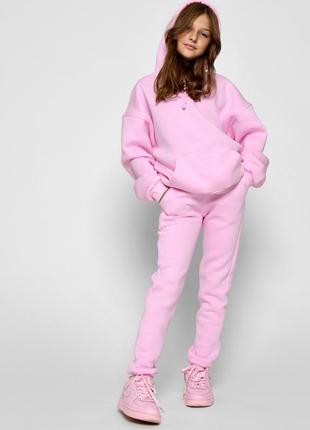 Подростковый спортивный костюм розовый  ⁇  702502 фото