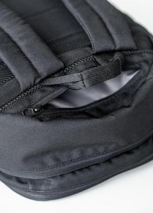 Рюкзак чоловічий міський strict чорний тканинний | портфель молодіжний сумка спортивна унісекс люкс якості6 фото